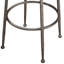 Tabouret de bar 26 po avec coussin Adriane