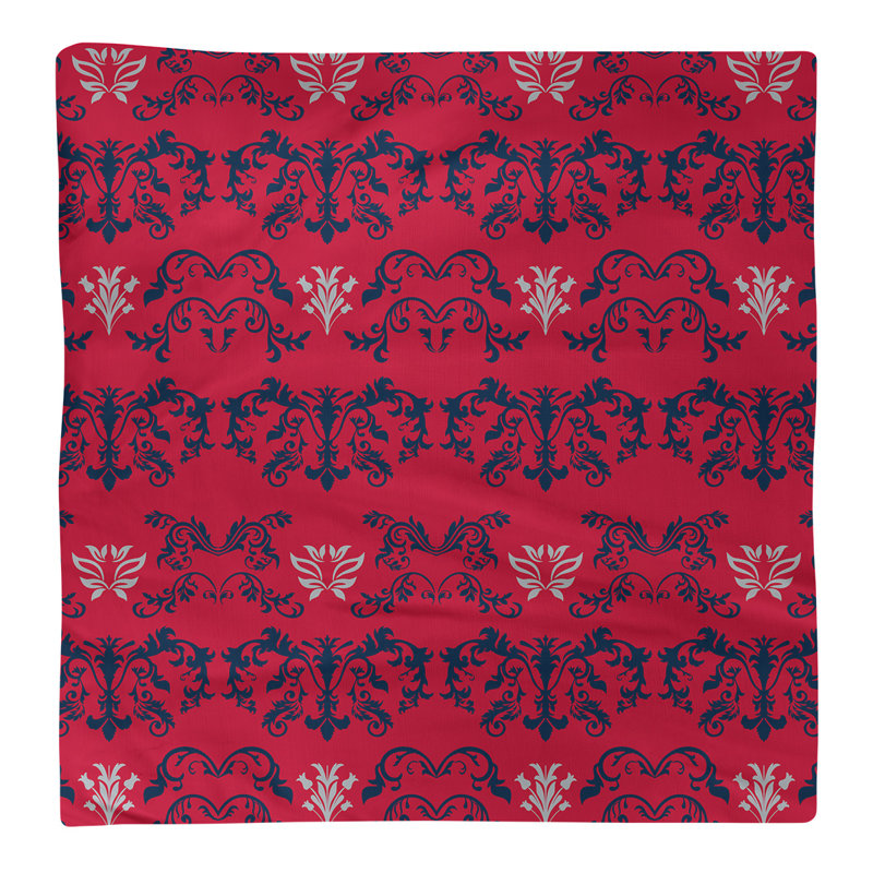 Serviette de football New England, Bleu nautique / rouge / argent nouveau siècle, polyester, l 22 po x L 22 po