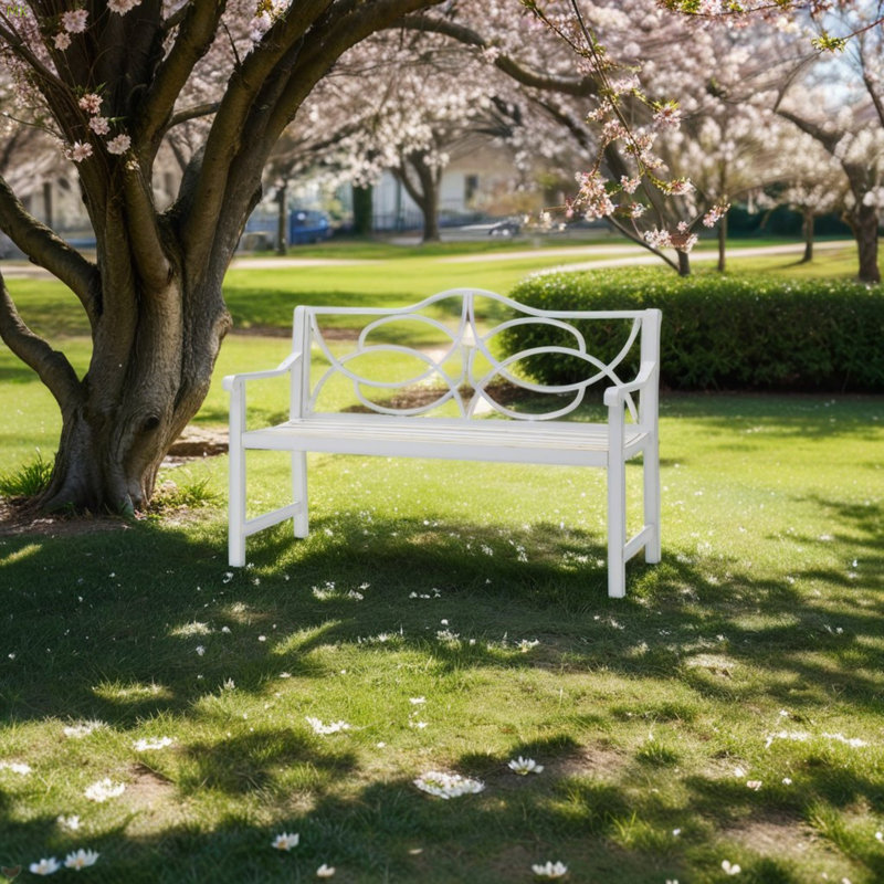 Banc de jardin extérieur pour parc, cour et porche, balcon