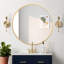 Miroir mural rond en aluminium Bhage-747923984-747923983
