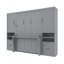 Lit escamotable Murphy avec placard, tiroirs et tablettes-1106093493-1106093494