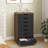 7-Drawer Chest Mobile File Cabinet Vertical Filing Organizer with Lockable Wheels Brown-940776920