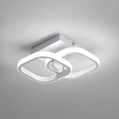Perspections LED Deckenleuchte - Weiß - & - Schwenkbar Licht 12W - Capuano Bewertungen warmweißes 3.000K