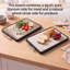 Grande planche à découper en titane double face pour la cuisine, planche à découper réversible en titane pur et paille de blé 2-en-1 PP, planche de préparation des aliments facile à nettoyer allant au lave-vaisselle