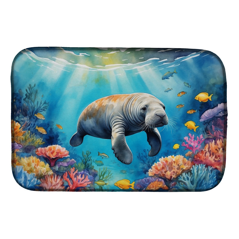 Tapis de vaisselle Summer Manatee
