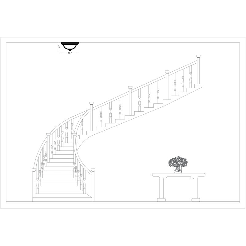 Geary Two Light Ceiling Flush Mount from Generation Lighting , Yes, Midnight Black