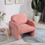 Canapé simple 33,86 po et coussin décoratif, structure en bois massif, capacité de 300 lb pour les petits espaces-917330608