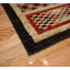 Tapis noir / rouge / beige Iliana Bear-1051350763
