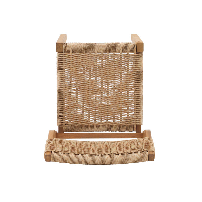 Ensemble repas d'extérieur 7 pièces avec table en bois Kilani, Side Chair