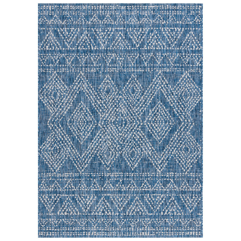 Haritz Performance Geometric Indoor/Outdoor Area Rug, Rectangle 5'3" x 7'7"