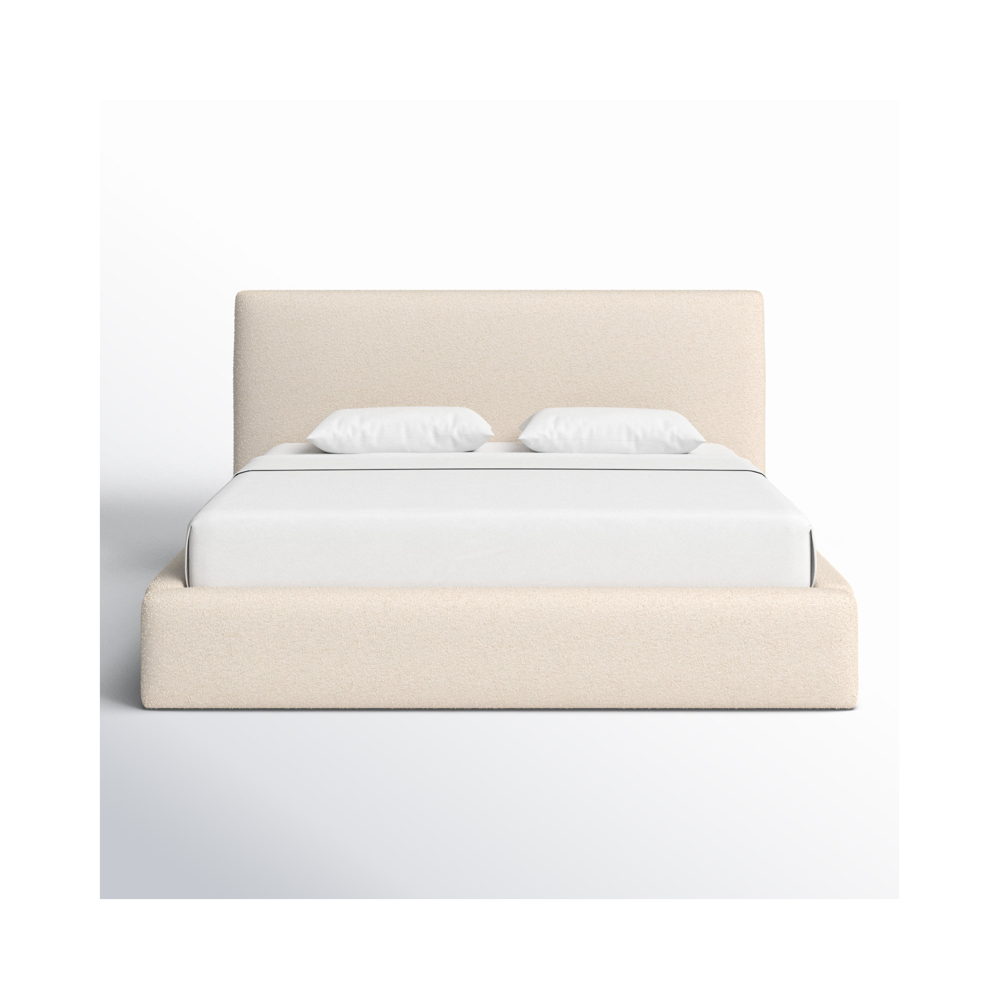 Azar Upholstered Bed, Lisbon Cream, King