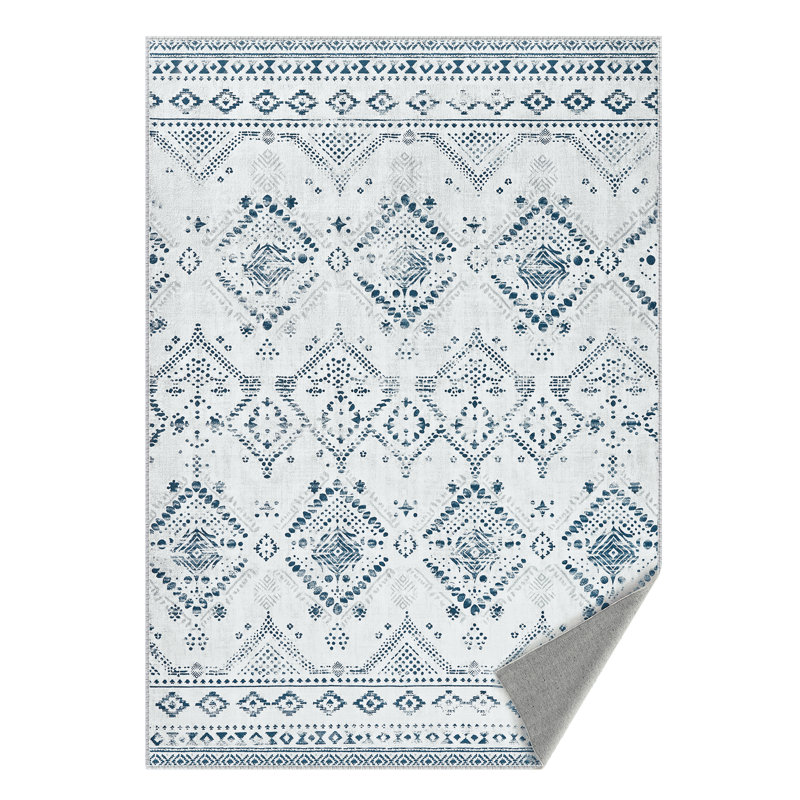 Lamberson Rectangle 170 cm x 120 cm Floral Braided Area Rug