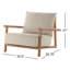 Cardiff Outdoor Teak Lounge Chair-1666453429