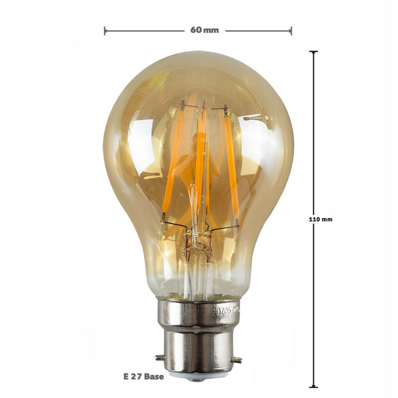 A60 LED B22 Bayonet Cap 4W Bulb