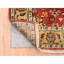 Tapis rouge en laine noué à la main 4 pi 1 po x 6 pi D90A49814F8C41D69C761C96D8F1DC51