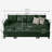 100.79 Inch Wide U Shaped Sectional Sofa with Sleeper Bed Featuring and Long Ottoman with Coffee Table-619665960