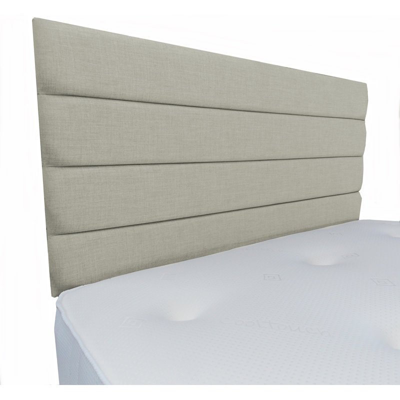 Upholstered Headboard, Super King (6'), Grey