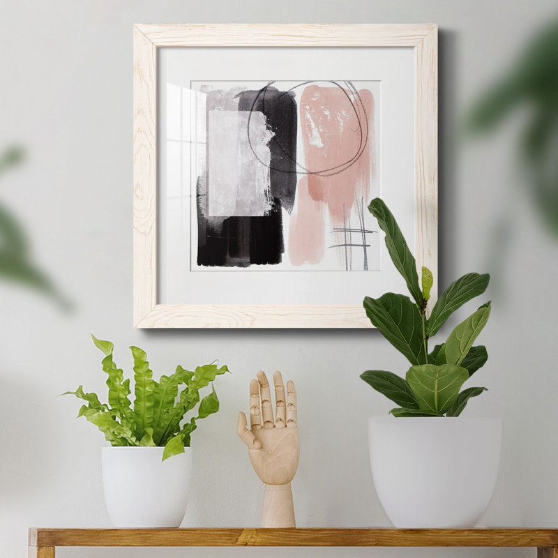 Coexistance I-Premium, reproduction encadrée - prête à être accrochée, H 35,5 po x l 35,5 po x P 1,5 po, Blanc