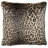 Animal Print Feather Reversible Throw Pillow