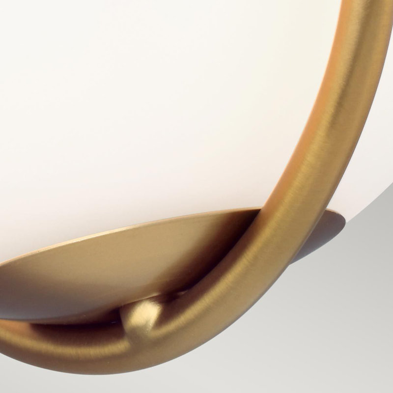 Reynaldo Armed Sconce, Burnished Brass