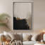 Doux ivoire beige et noir abstrait bloc minimaliste chambre à coucher, impression encadrée, art mural-129673517-129673518