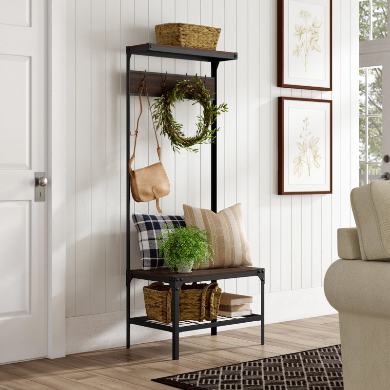Fishel Hall Tree with Bench and Shoe Storage