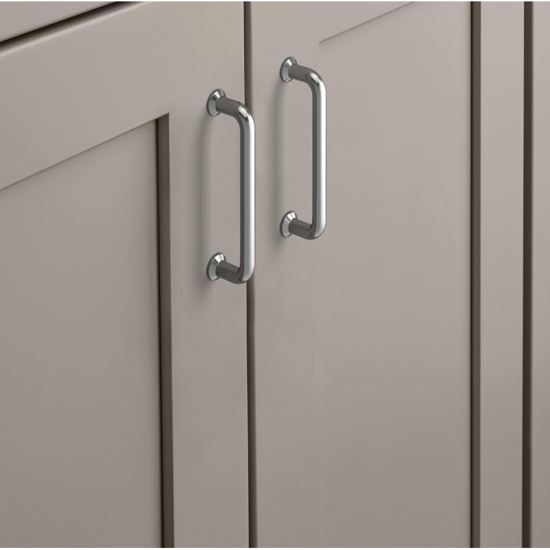 Amerock Factor Drawer Pull, 5 1/6", Polished Chrome