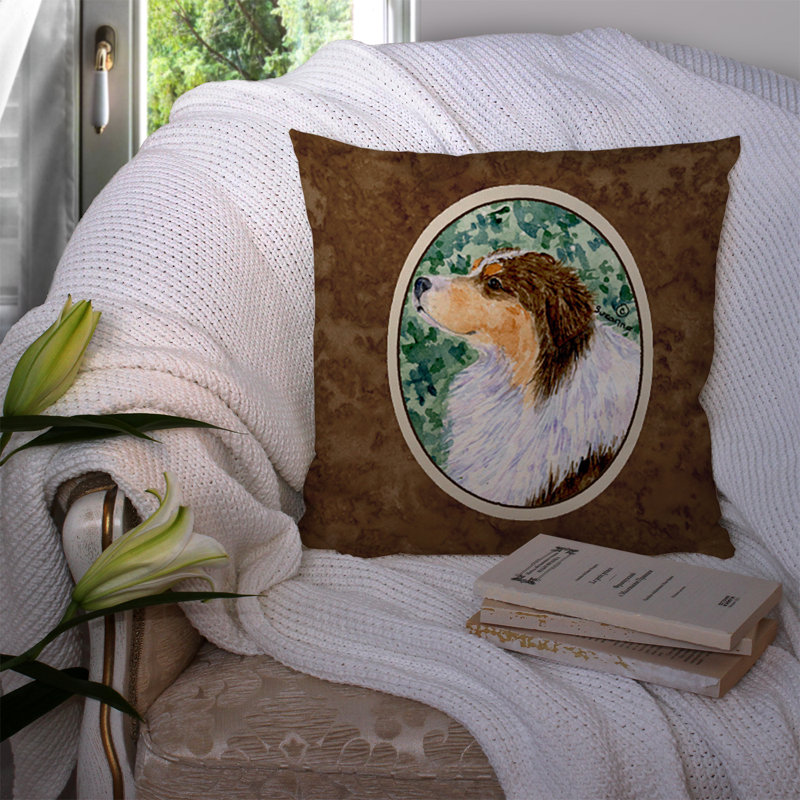Coussin décoratif d’intérieur/extérieur pour impression sur toile australienne berger