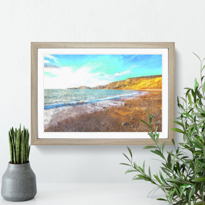 Worbarrow Bay in Dorset - Picture Frame Graphic Art