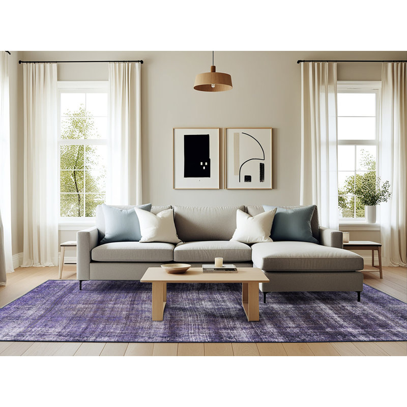 Tapis oriental mauve, Rectangle 6 pi x 9 pi