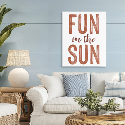 Sentiment d'été sur toile Sun