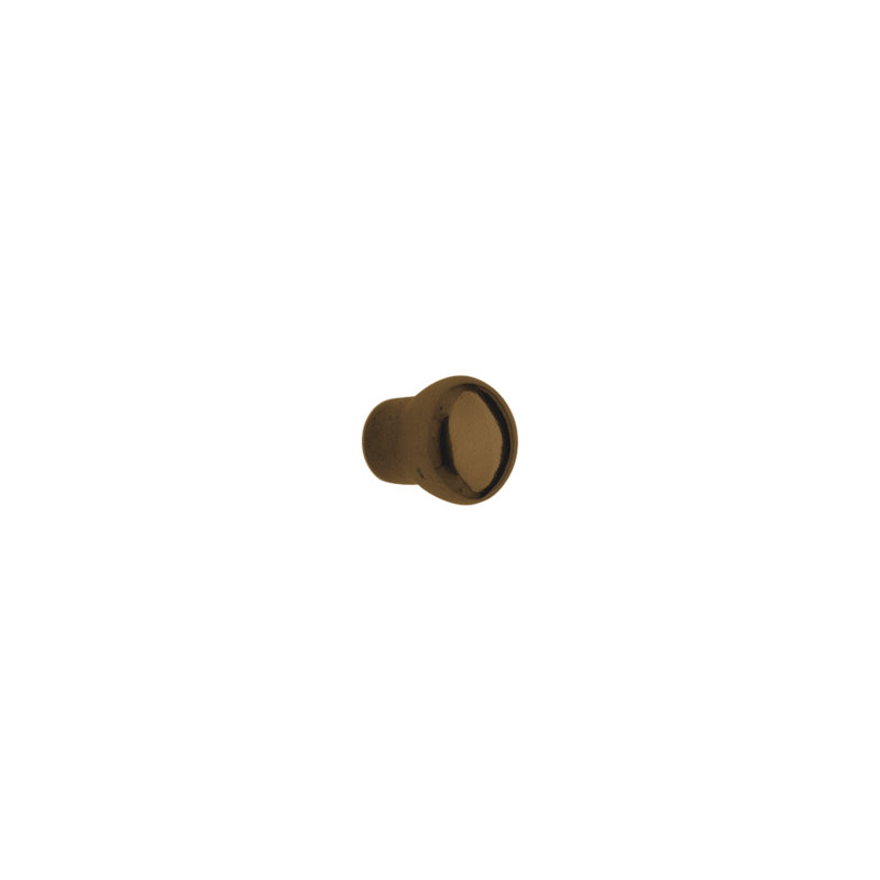 Bronze Mushroom Knob, Silicon Bronze Rust