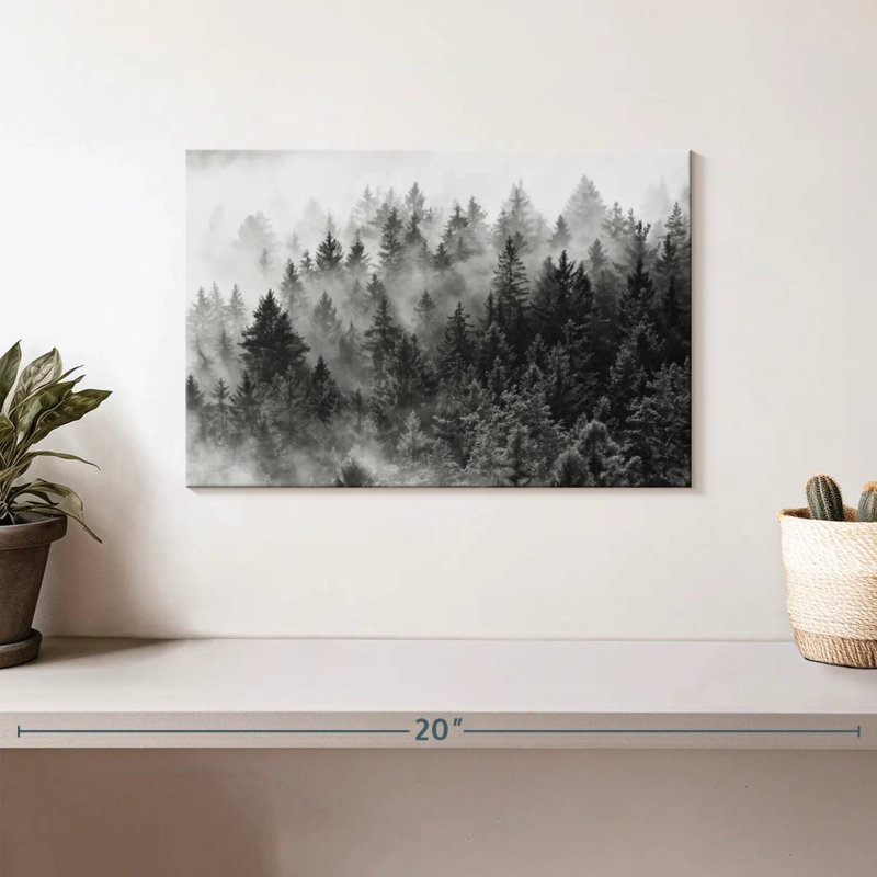 Alvord Misty Summer Forest, H 8 po x l 12 po