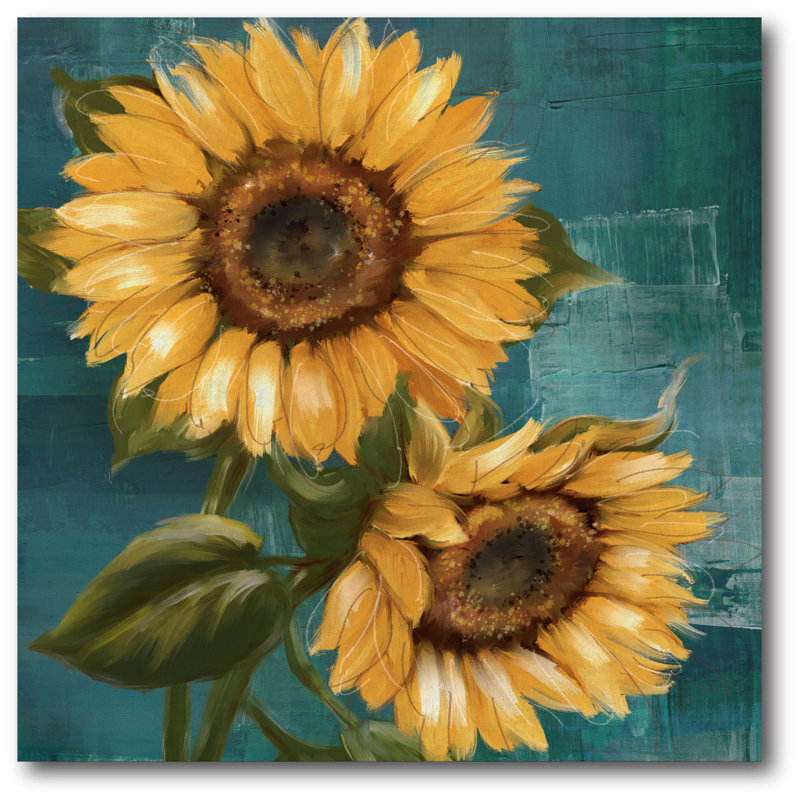 « tournesol ii », reproduction d’art sur toile tendue
