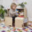 ECR4Kids Bentwood Multipurpose Toddler Cube Chair, Montessori Furniture-59602035