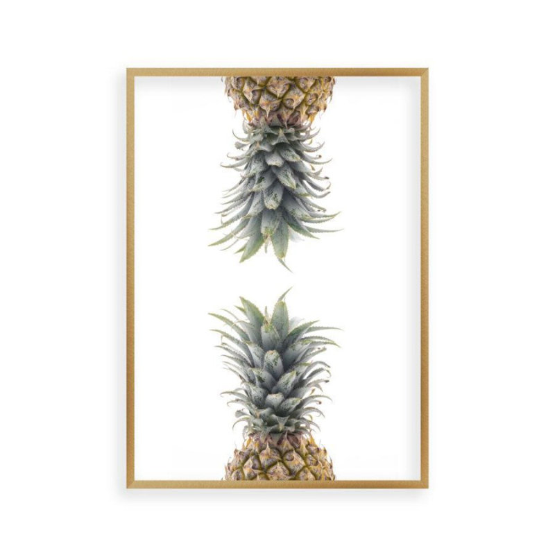 Print, Brushed Copper Frame, 61 cm H x 43 cm W x 2.5 cm D