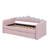 Twin XL Size Upholstered Daybed With Trundle And LED Light, Trundle Adjustable-200419148