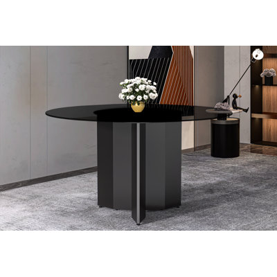 Table de salle à manger ronde Jabez