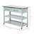 Stylish Kitchen Island With Stainless Steel Top, Ample Storage, And 2-Tier Open Shelves For Modern Kitchens