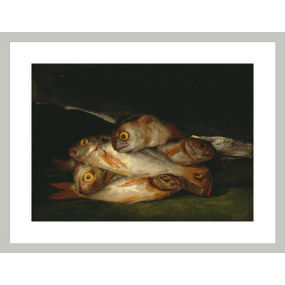 Still Life with Golden Bream by Francisco de Goya -Framed Giclee Print