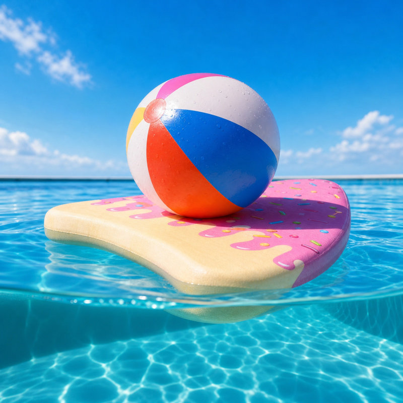 EVA planche flottante piscine crème glacée pastel mousse EPE Kickboard 1 paquet de planche de natation épais pour enfants adultes