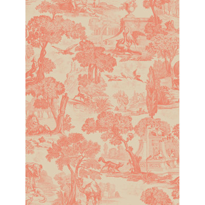 Versailles Toile Non-Pasted Wallpaper Roll