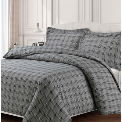 Flannel Plaid Duvet Cover