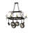 Caiden Metal Handcrafted Rectangle Pot Rack