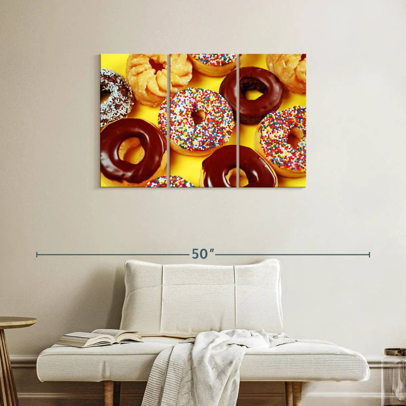Yarlin Fresh Doughnuts, 24" H x 38" W