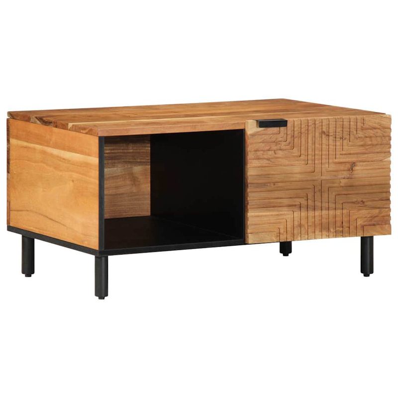 Coffee Table with Storage, Brown Oak 