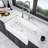 White Farmhouse Sink - 36 Inch White Ceramic Single Bowl Farm Kitchen Sink