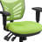 Siyer Mid-Back Mesh Ergonomic Office Chair with Adjustable Arms-796339959-767103197