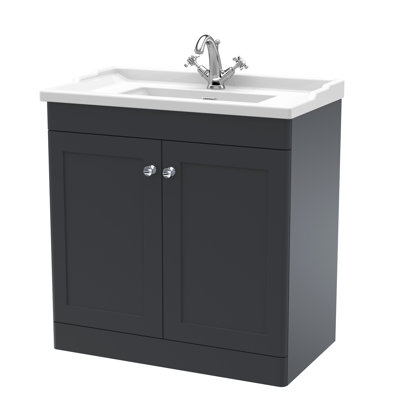 Classique 800mm Double Bathroom Vanity with Vanity Top