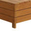 Table basse d'extérieur en bois avec compartiment relevable Barton, brun
